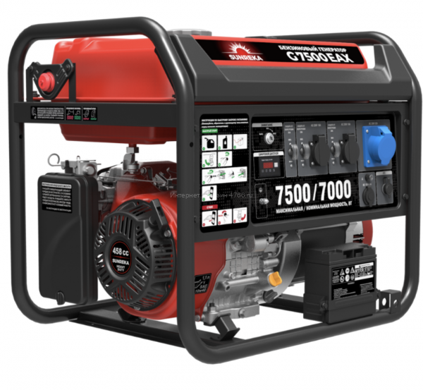 Бензиновый генератор SUNREKA G7500EAX