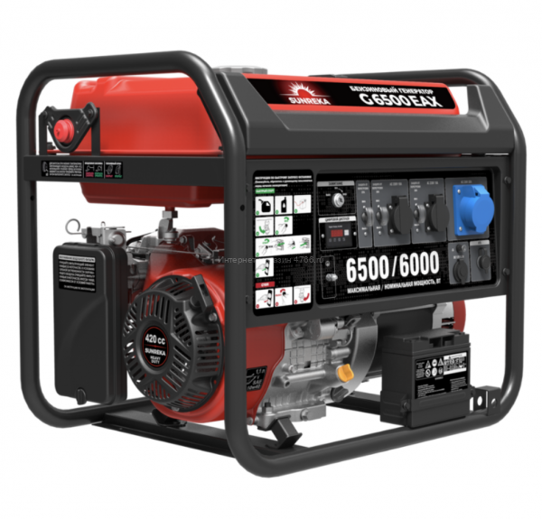 Бензиновый генератор SUNREKA G6500EAX