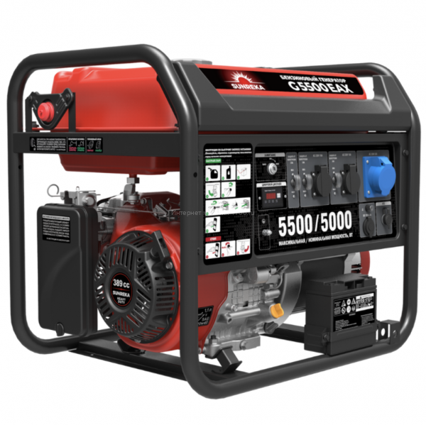 Бензиновый генератор SUNREKA G5500EAX